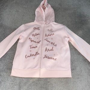 WDW NWT kids princess hoodie size XL